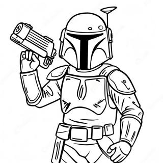 Boba Fett With Jetpack Coloring Page 15681-12357