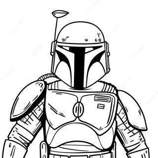 Boba Fett With Jetpack Coloring Page 15681-12360