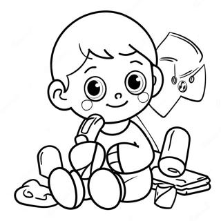 Children S Mental Health Awareness Coloring Page 15730-12394