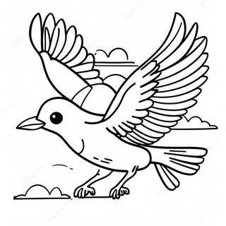 Majestic Ravens In Flight Coloring Page 15771-12429