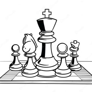 Chess Coloring Pages