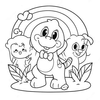 Rainbow Friends Red Coloring Pages