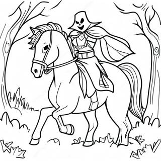 Headless Horseman Coloring Pages