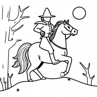 Headless Horseman Coloring Pages