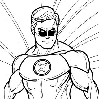 Green Lantern Coloring Pages