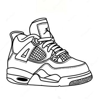 หน้าระบายสีรองเท้า Jordan 4 1600-1294