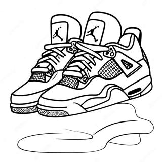 หน้าระบายสีรองเท้า Jordan 4 สุดเท่ 1601-1314