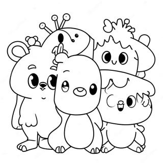 Cute Skzoo Characters Coloring Page 16041-12642