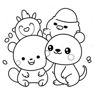 Cute Skzoo Characters Coloring Page 16041-12644