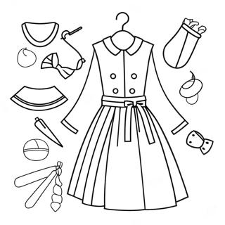 Clothing Coloring Pages