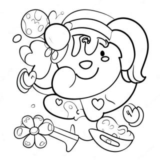 Preschool Pink Coloring Pages