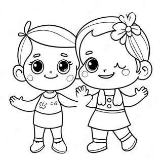 Preschool Pink Coloring Page 16170-12736