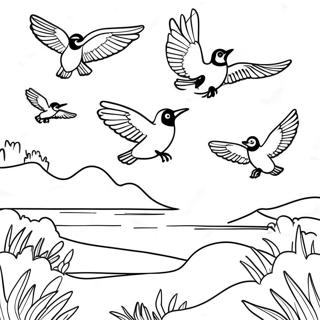 Migration Coloring Pages