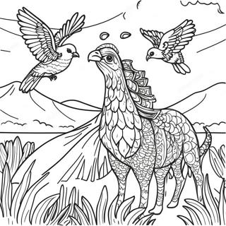 Colorful Migration Patterns Coloring Page 16191-12757