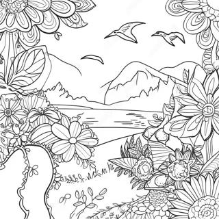 Colorful Migration Patterns Coloring Page 16191-12758