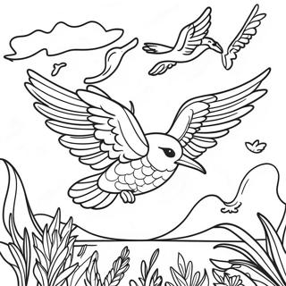 Colorful Migration Patterns Coloring Page 16191-12759