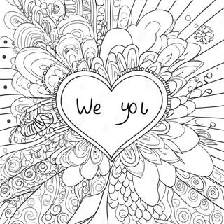 We Love You Heart Coloring Page 16200-12765