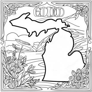 Michigan Coloring Pages