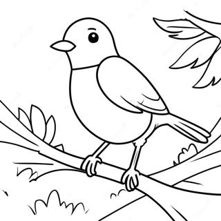 Robin Coloring Page 16240-12788