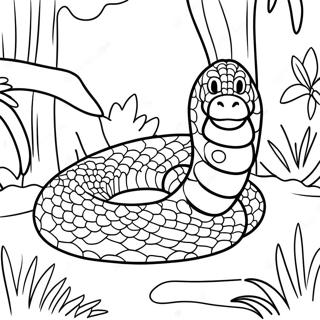 Anaconda Coloring Pages