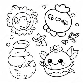 Colorful Sticker Designs Coloring Page 16291-12839