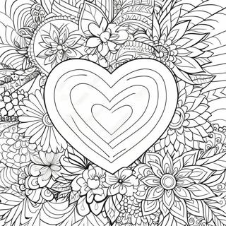 Valentines Day For Adults Coloring Pages