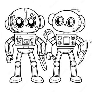 Murder Drones Characters Coloring Page 16361-12892