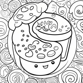 Dunkin Donuts Coloring Pages