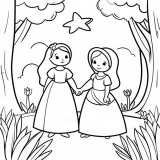 Trinity And Madison Coloring Pages