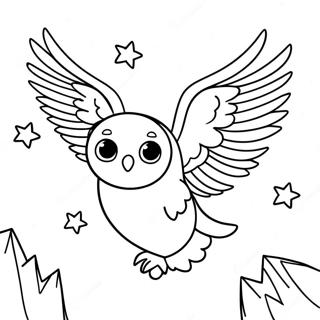 Hedwig Coloring Pages