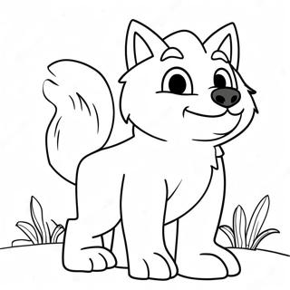 Wolfoo Coloring Pages