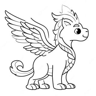 Griffin Coloring Pages