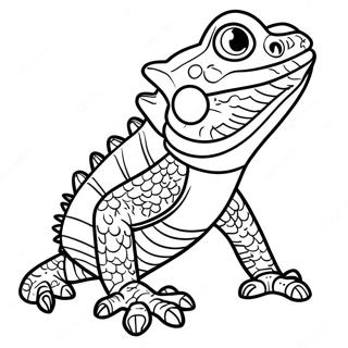 Bearded Dragon Coloring Page 16550-13042