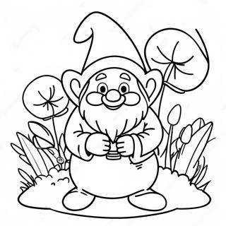 Garden Gnome Coloring Page 16560-13075