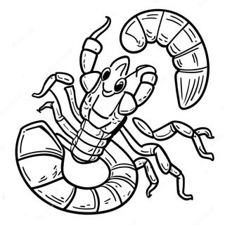 Realistic Scorpion Coloring Page 16581-13067