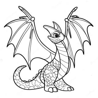 Wings Of Fire Rainwing Coloring Pages