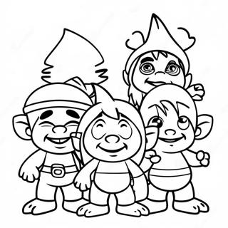 Trolls Band Together Floyd Coloring Pages