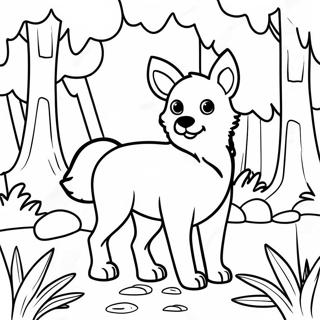 Forest Animal Coloring Page 16640-13114