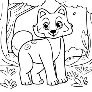 Forest Animal Coloring Page 16640-13115