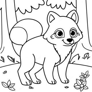 Forest Animal Coloring Page 16640-13116