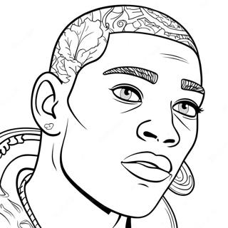 Ja'marr Chase Coloring Pages