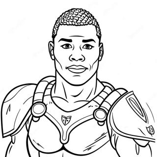 Ja Marr Chase Coloring Page 16650-13123