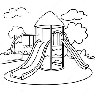 Playground Coloring Pages