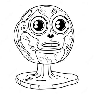 Scp 173 Sculpture Coloring Page 16721-13188