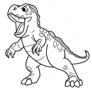 Giganotosaurus Roaring Coloring Page 16731-13190