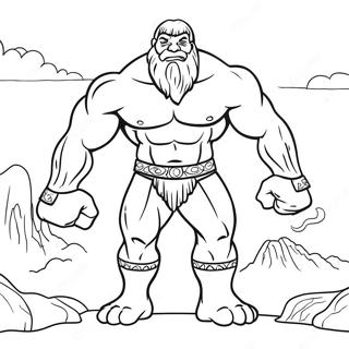 David And Goliath Coloring Pages