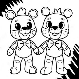 หน้าระบายสี Sister Location Fnaf 16770-13222