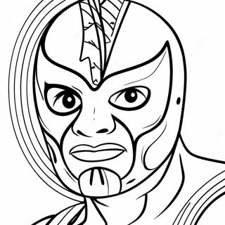 Rey Mysterio Coloring Pages