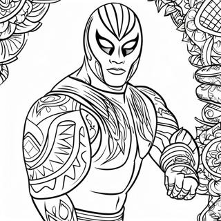 Rey Mysterio Coloring Page 16780-13218