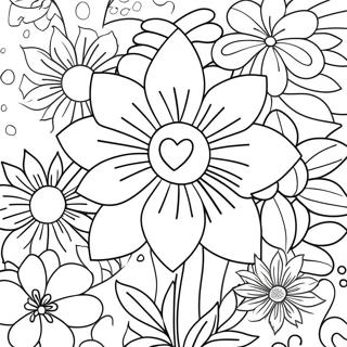 Flower Mother's Day Coloring Page 16800-13244